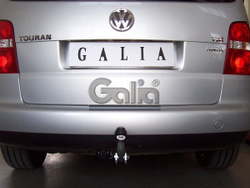 Фаркоп оцинкованный Galia V065A для Volkswagen Touran 2002-2015(паспорт и сертификат в комплекте)(без электрики)