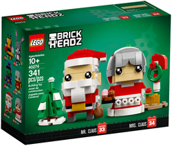 LEGO BrickHeadz: Мистер и Миссис Клаус 40274 — Mr. & Mrs. Claus — Лего БрикХедз