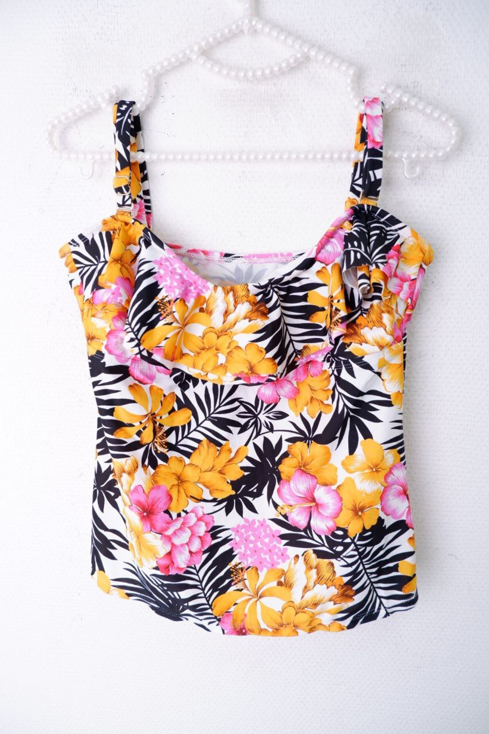 Топ с ярким принтом 44-46 размер