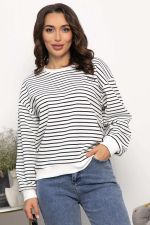 Джемпер Вечность (айвори/полоска) Б14096-20М LT Collection