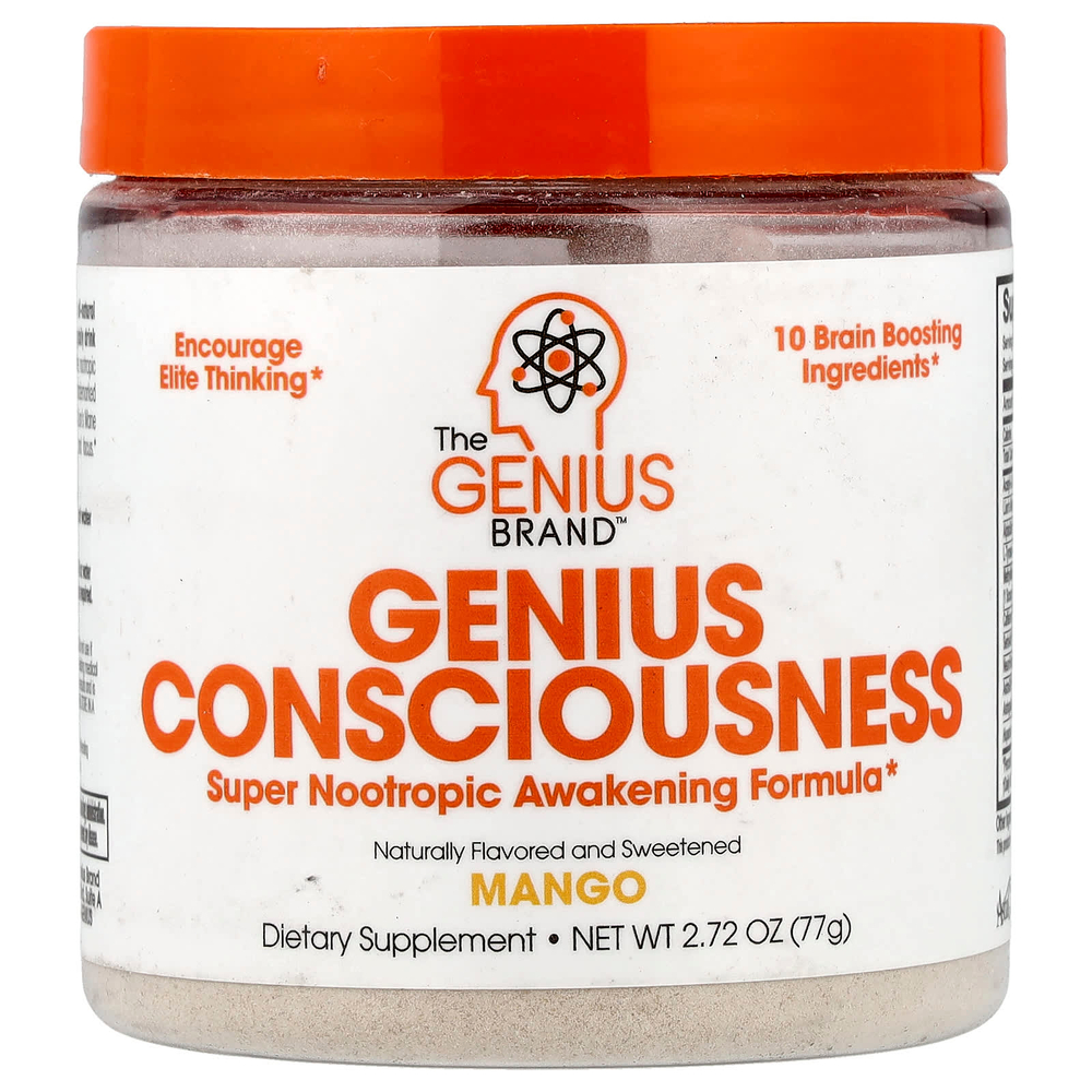 The Genius Brand, Genius Consciousness, манго, 77 г (2,72 унции)