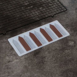 Силиконовый мат для отливки шоколада «Забор»