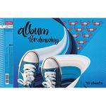 Альбом для рисования А4 48 л., спираль, обложка картон, HATBER, 205х290 мм, "Счастливчики" (4 в спайке), 48А4Всп