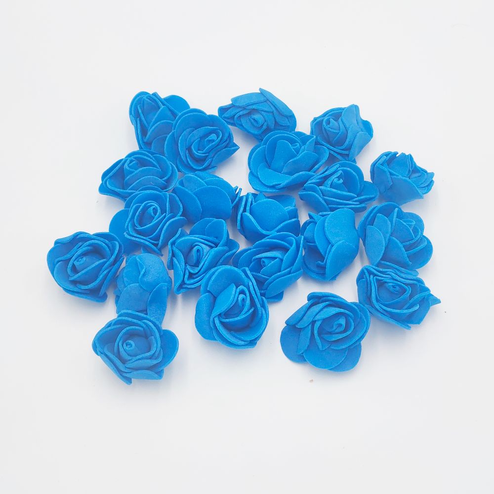 Цветы из фоамирана 35 мм, цвет: 17 синий