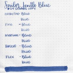 Картриджи для перьевой ручки SAILOR синие 12 штук (13-0404-140) 5