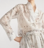 Длинная блузка с принтом Millefiori от Dior