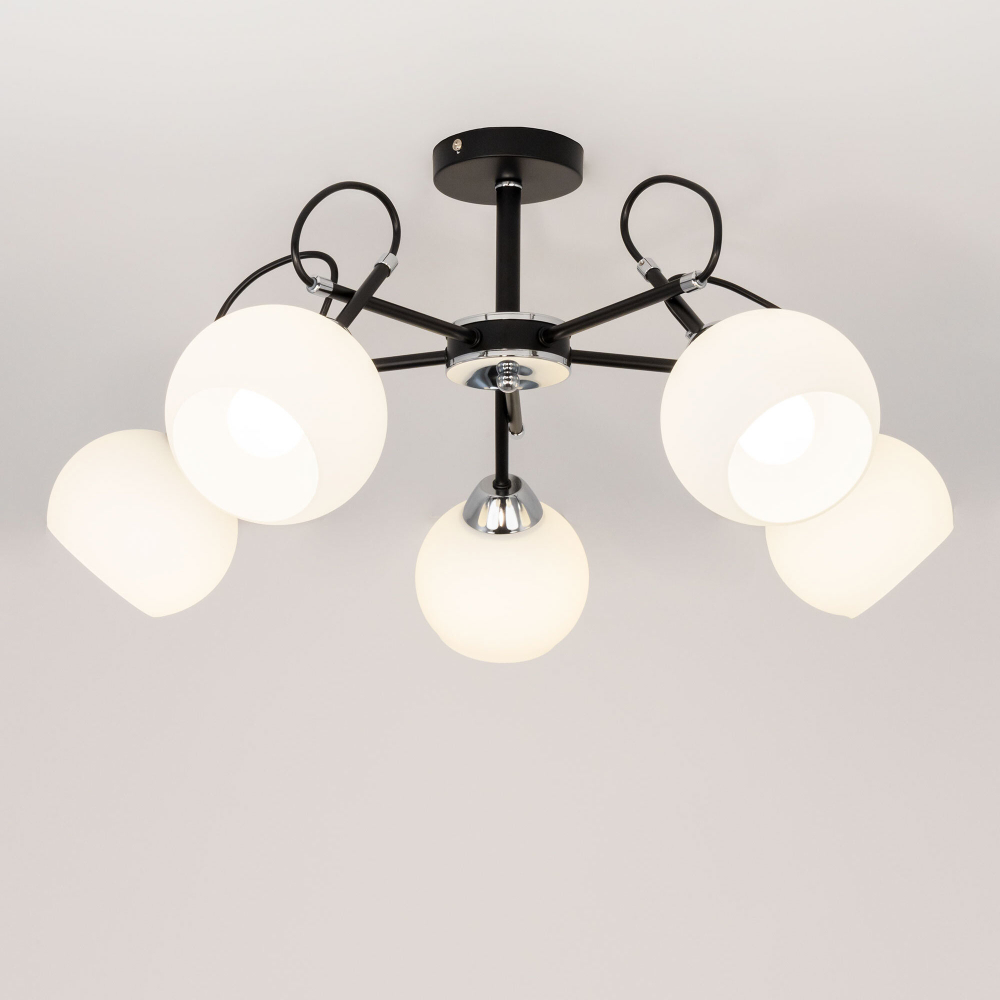 Citilux Стивен CL141251 Люстра потолочная Чёрная