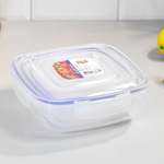 Набор контейнеров 3шт (0,6л, 1,025л, 1,7л) герметичных квадратных