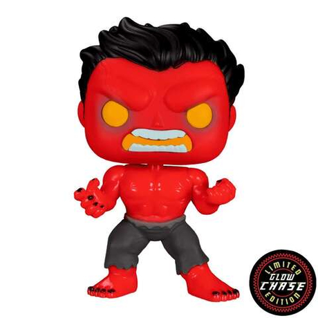 Фигурка Funko POP! Bobble Marvel Hulk Red Hulk (GW) Chase (Exc) (854)