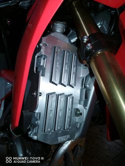 Radiator guard for Honda CRF300L THEP with side bracket reinforcement (2021-Up)