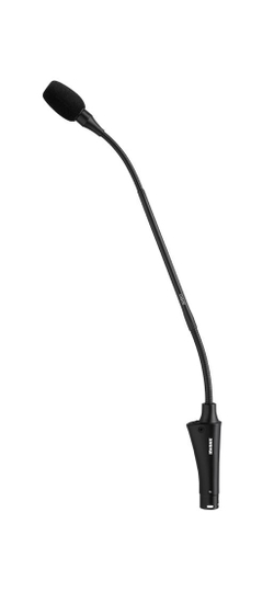 SHURE CVG12S-B/C конденсаторный кардиоидный микрофон на гибком держателе с выключателем, встроенный преамп, черный, длина 30 см.