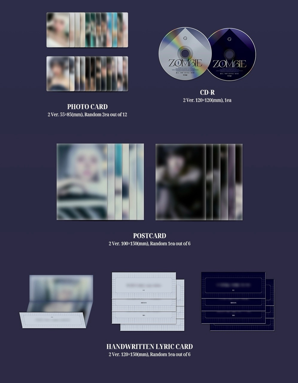 Альбом EVERGLOW - 5th Single [ZOMBIE]