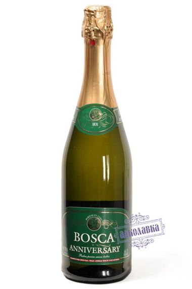 Игристое вино Боска Анниверсари белое полусухое 0,75л 7,5%