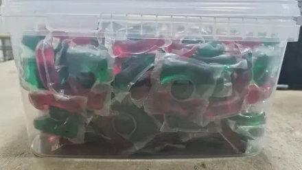 Капсулы LOSK для стрирки цветного белья 100капсул в контейнере