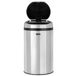 Ведро для мусора СЕНСОРНОЕ 30 л, нержавеющая сталь, зеркальная крышка, питание от 4-х батареек AA (не входят в комплект), LAIMA, 609329