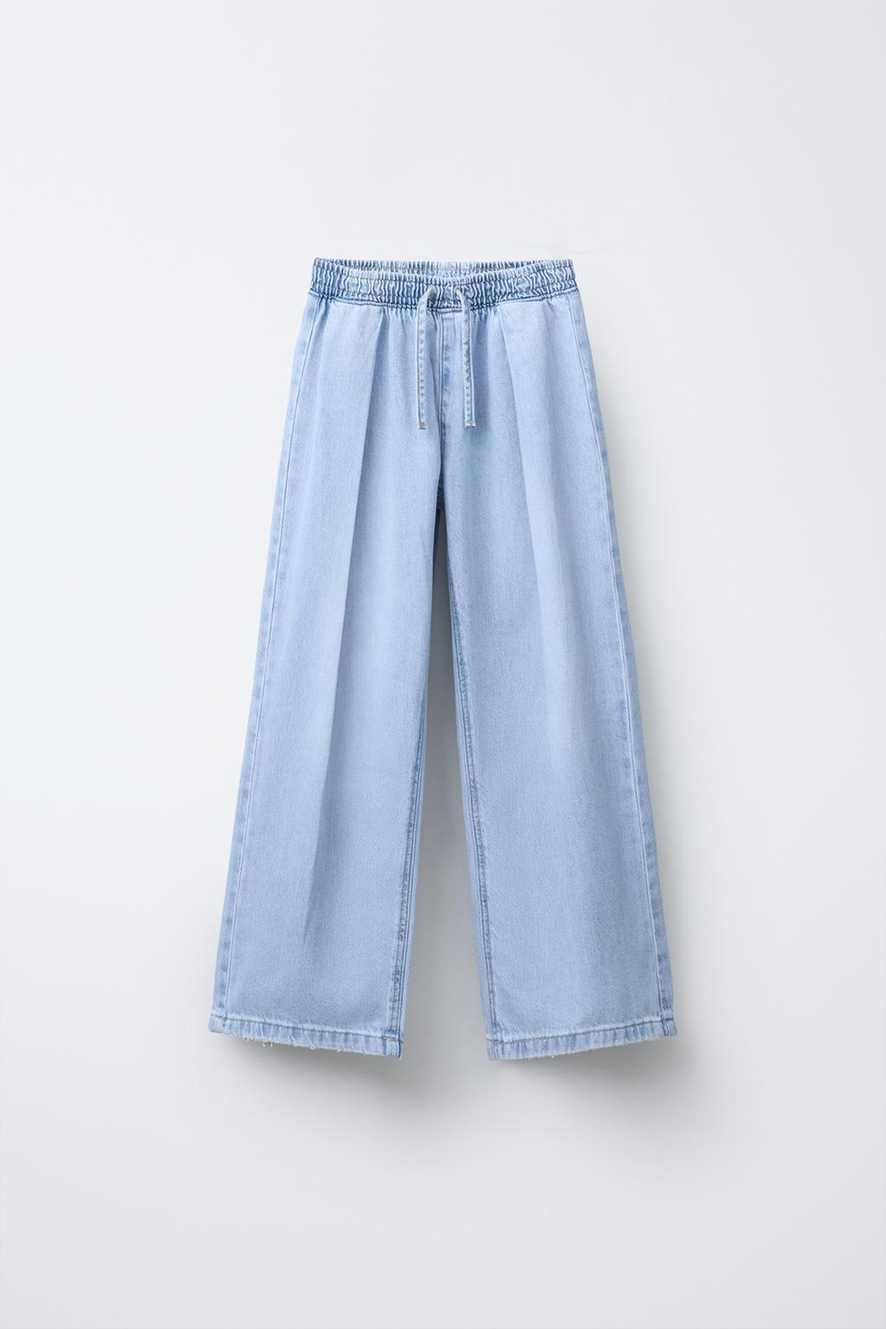 ZARA ДЖИНСЫ С ШИРОКИМИ ШТАНИНАМИ, СВЕТЛО-СИНИЙ