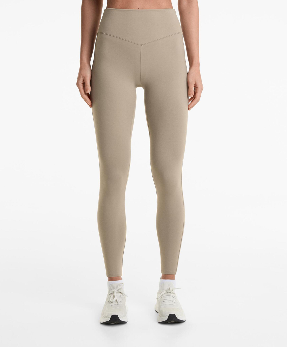 OYSHO Легинсы Comfortlux длиной 65 см, светлый-хаки