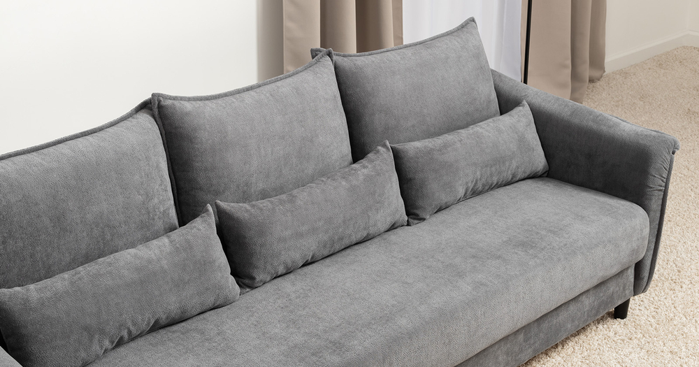 Берта диван-кровать (темно-серый)