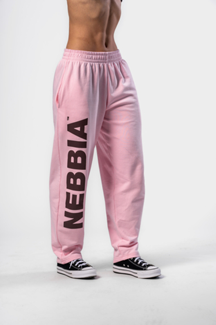 Спортивные брюки Loose-Fit Baggy Pants BOYFRIEND STYLE 432 Розовые
