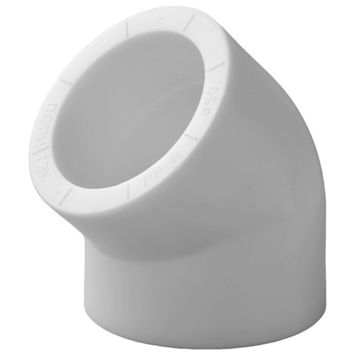 Угольник полипропиленовый PPRC 40х45гр.С, белый