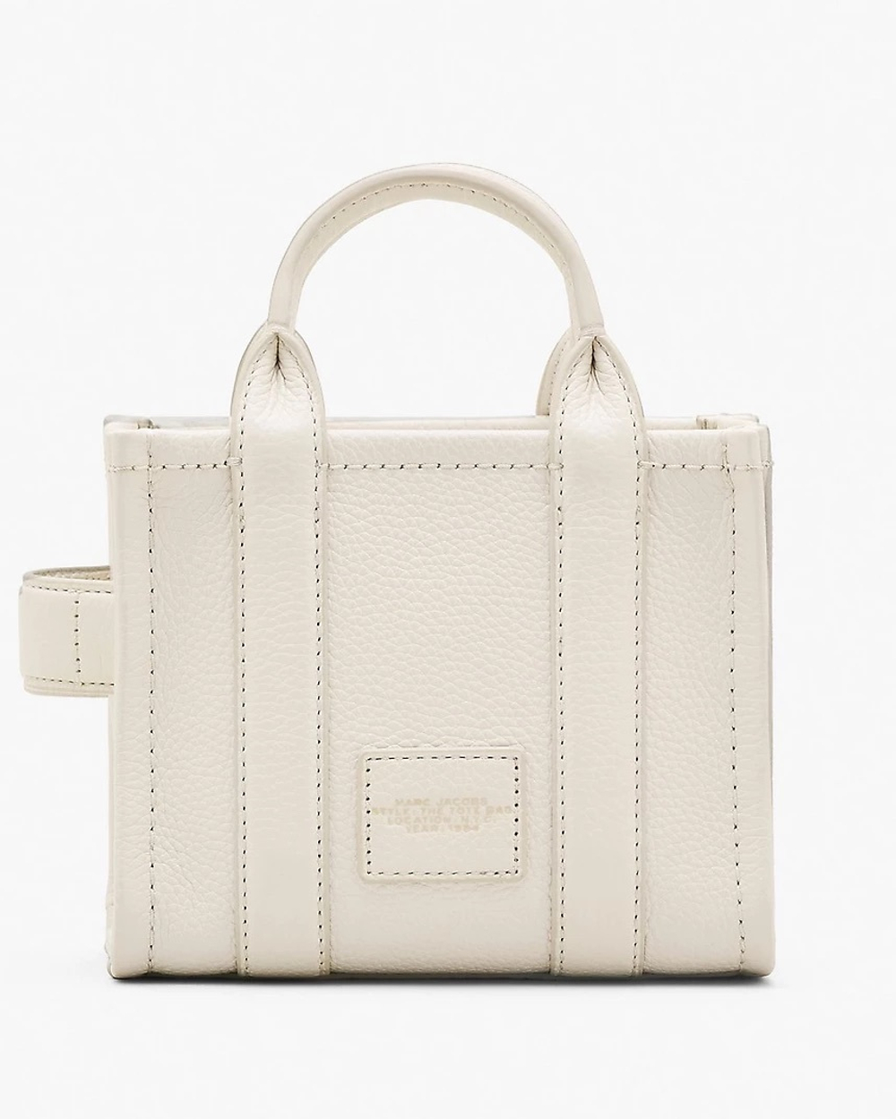 Сумка MARC JACOBS THE LEATHER CROSSBODY TOTE BAG “Cotton Silver”