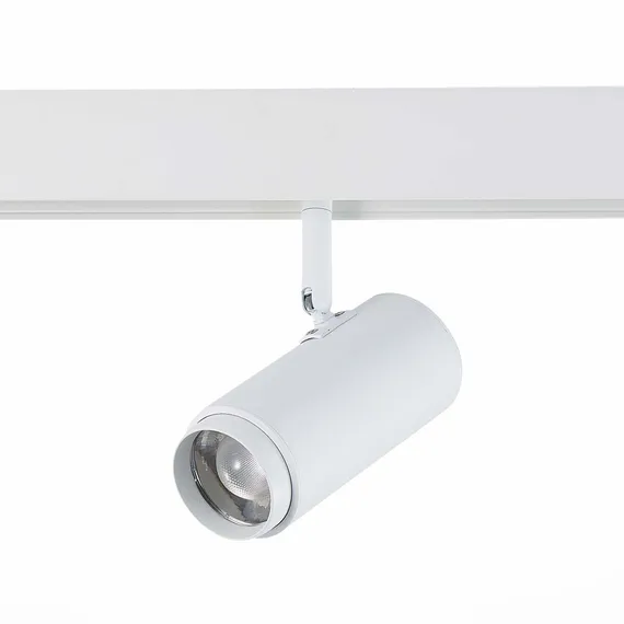ST357.536.06 Магнитный трековый светильник ZOOM Белый LED 1*6W 3000K 667Lm Ra>90 10-60° IP20 L137xW5 СКАЙЛАЙН 48V