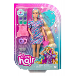 Barbie Totally Hair - Кукла с длинными волосами + модные аксессуары HCM88