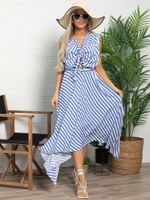 Платье Росарио (бело-голубое) П15699-39М LT Collection