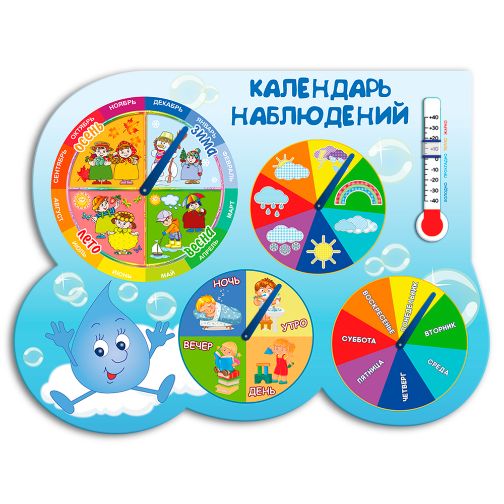 Игровой фигурный стенд Календарь наблюдений 150000683