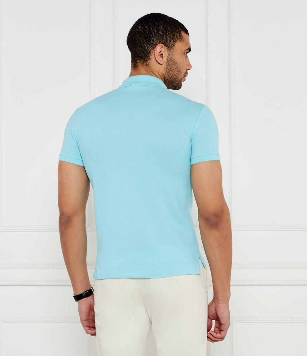 Поло Basic Mesh POLO RALPH LAUREN - голубой(710536856)