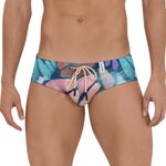 Мужские плавки с разноцветным принтом Clever SERENE SWIMSUIT BRIEF 115910