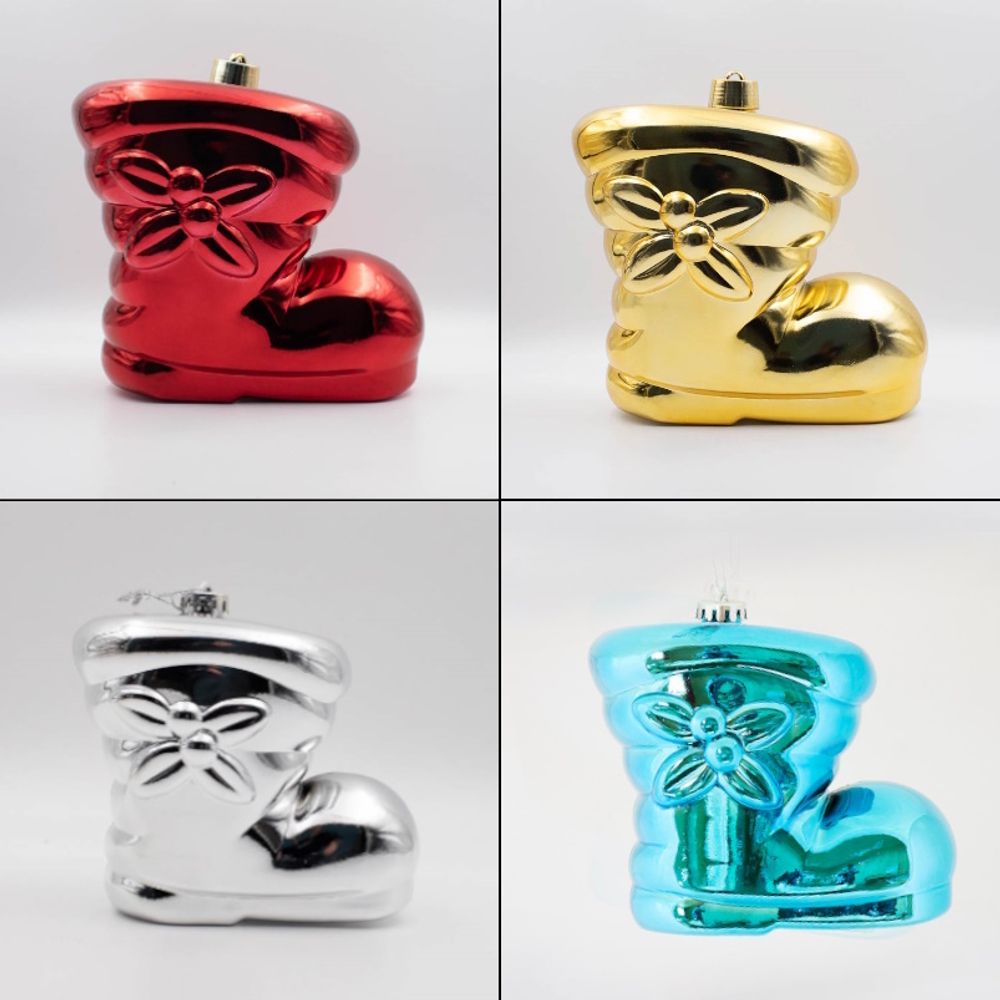 сапоги глянцевые - игрушки на большую елку