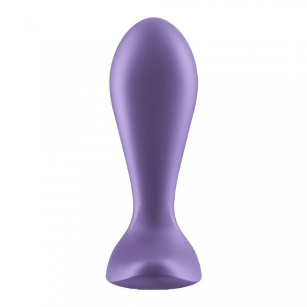 Анальный виброплаг Satisfyer Intensity Plug фиолетовый (Connect App)