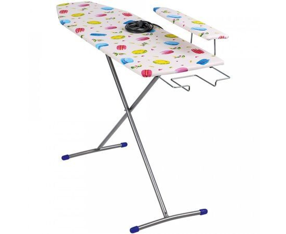 Гладильная доска Nika, цвет в ассортименте, ДЛ4, с подрукавником, с розеткой
