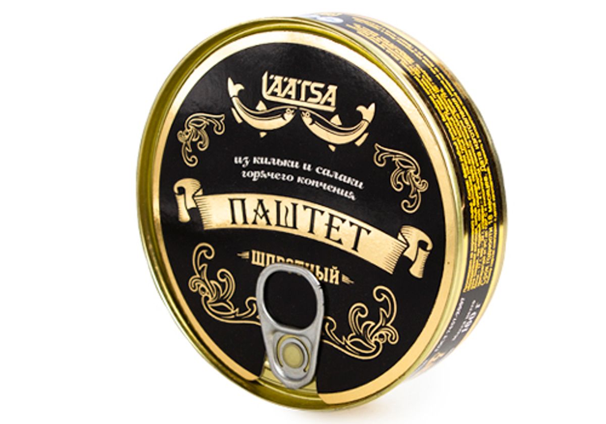 Паштет из кильки и салаки горячего копчения, 160г