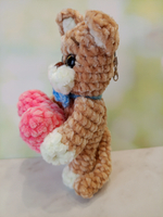 Брелок-игрушка Котик с сердцем