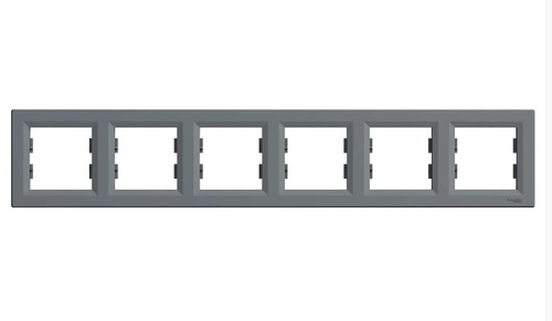 РАМКА 6-ПОСТ СТАЛЬ ASFORA /SCHNEIDER/