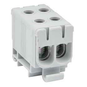 Клемма силовая вводная двойная КСВ 16-50 серая EKF PROxima plc-kvs2-16-50-grey