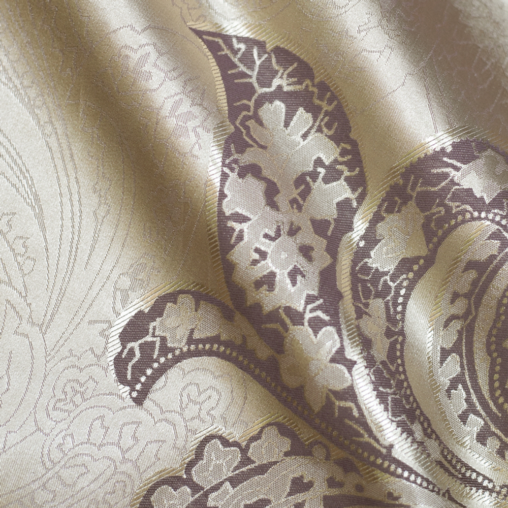 Элитный комплект постельного белья Эстетика ЕВРО САТИН-жаккард "Флокатти" (нав. 70х70 и 50х70)