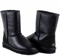 Ugg Men'S Classic Short Metallic Black