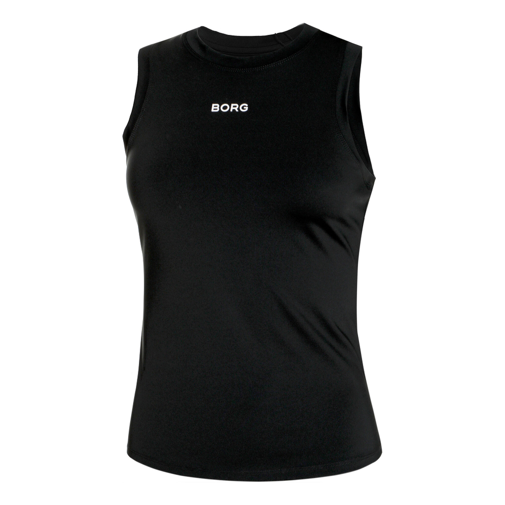 Женская теннисная майка Björn Borg Borg Slim Tank Top Women - Black