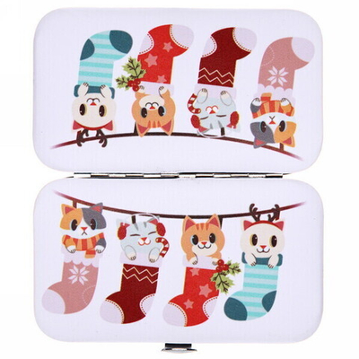 Набор для маникюра в футляре 6 предметов «New Bon Salon - Котята Дэйва»,11*6,5см