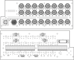 Плата ввода-вывода коммутатора