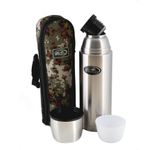 Термос &quot;Биосталь-ОХОТА&quot; с узкой горловиной, 1,0 л, в чехле/12/