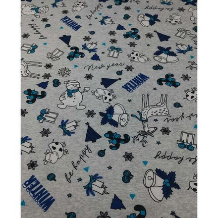 Кулирка 100% Хлопок Новый Год