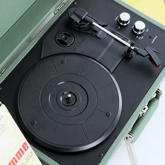 Qrammofon Retro RP-05 yaşıl