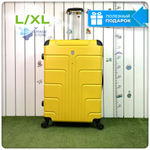 Большой чемодан LUIYDA, Желтый, L