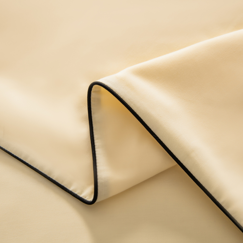 КПБ Однотонный Сатин Элитный на резинке OCER010, Евро, 4 наволочки, простынь 140*200*30