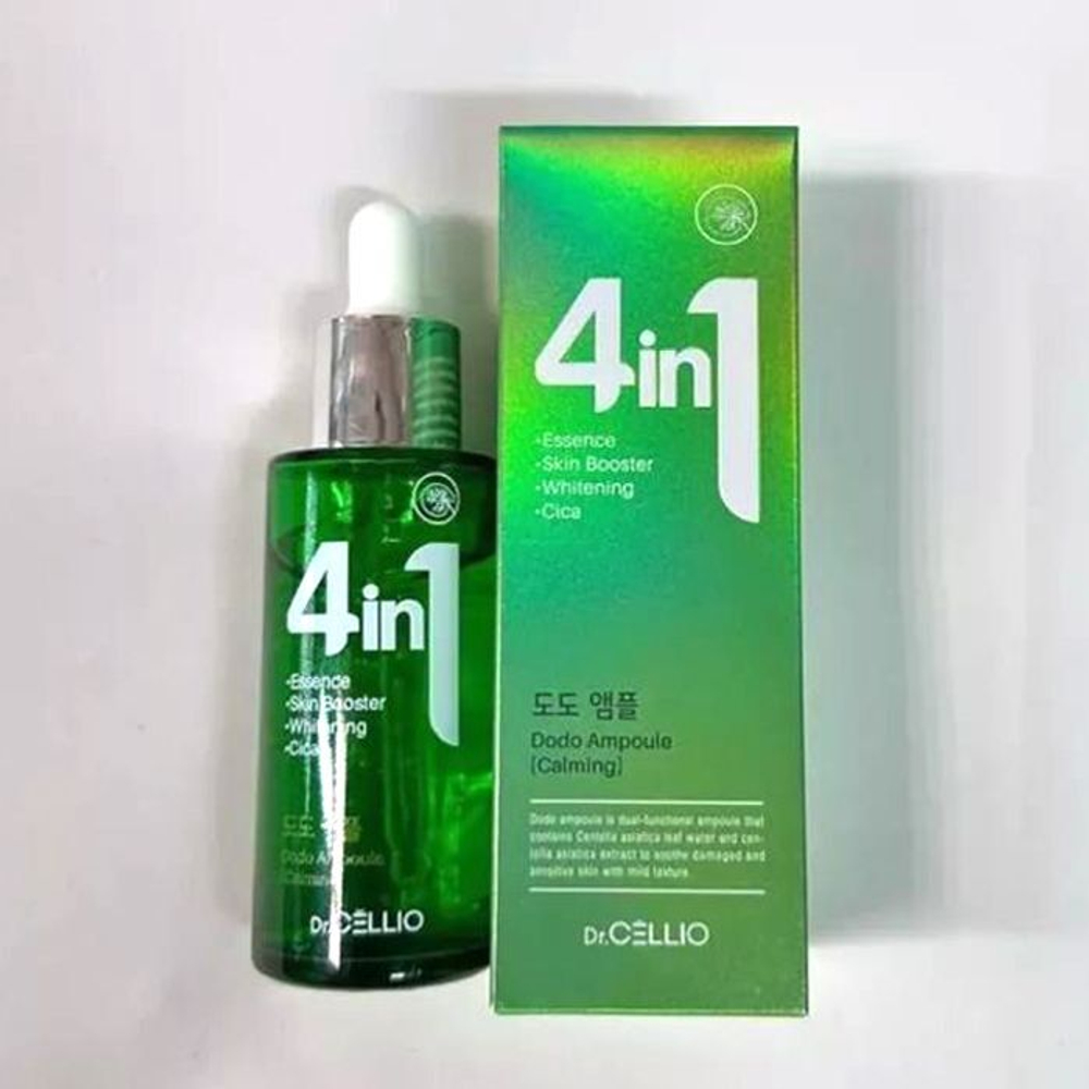 Сыворотка для лица с экстрактом центеллы азиатской Dr.CELLIO Dr.G50 4 IN 1 DODO AMPOULE 50 мл