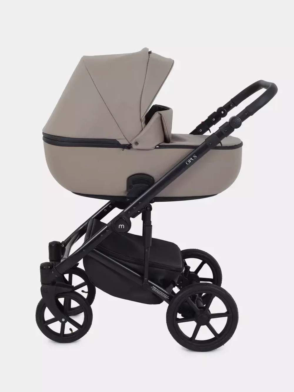 Коляска универсальная 3 в 1 Mowbaby Opus/экокожа